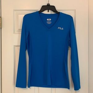 Fila Sport/Active Long Sleeve V Neck